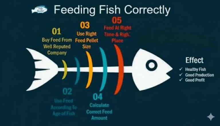 🐟 Feeding Fish Correctly: The Key to Healthy Growth and Profitable Aquaculture